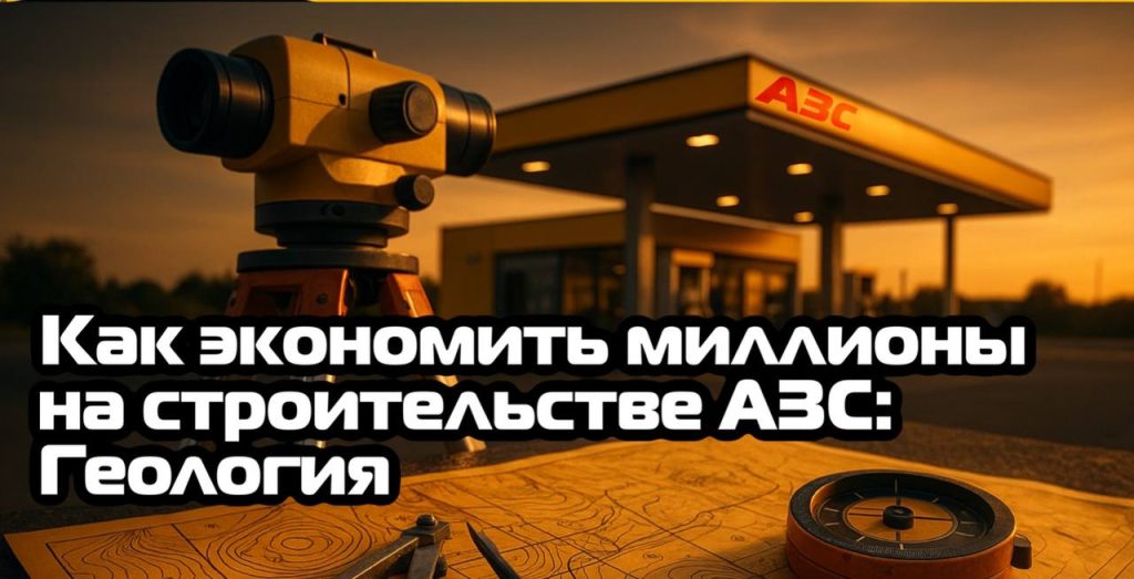 Как экономить миллионы на строительстве АЗС: Геология