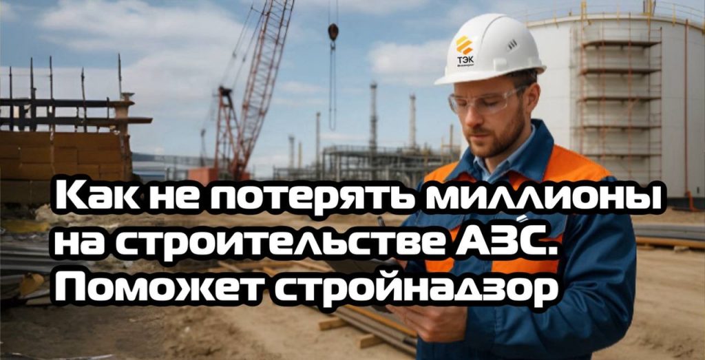 Как не потерять миллионы при строительстве АЗС. Поможет стройнадзор